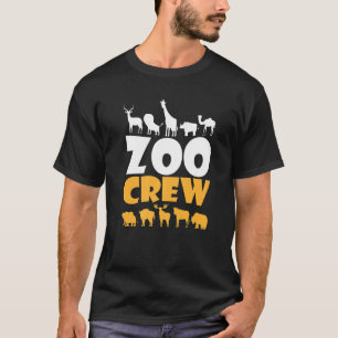 動物園クルーSafari動物野生動物飼育員ゾオロギー Tシャツ
