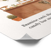 動物園サファリ動物の赤ちゃんシャワー甘い混乱を推測 ポスター (角)