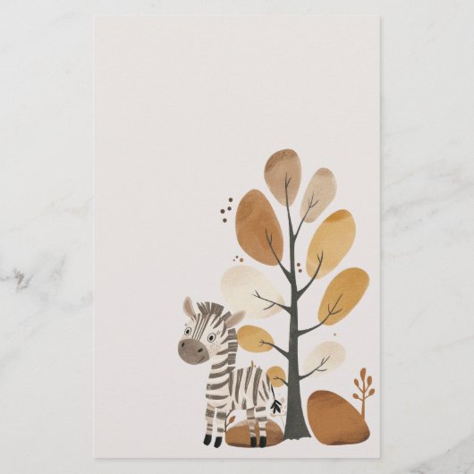 動物園サファリ動物ベビーシャワースキャッタゴリゲーム チラシ (裏面)