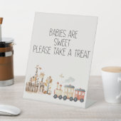 動物園サファリ子供部屋動物ベビーシャワーのお気に入り 台座サイン (インサイチュ)