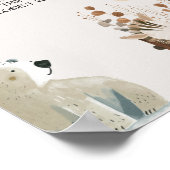 動物園サファリ子供部屋動物ベビーシャワーゲーム ポスター (角)