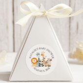 動物園サファリ子供部屋動物ベビーシャワー ラウンドシール