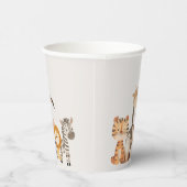 動物園サファリ子供部屋動物ベビーシャワー 紙コップ (右)