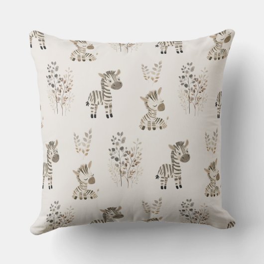 動物園サファリ子供部屋動物ベビー クッション (裏面)