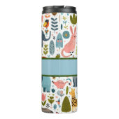 動物園パーソナライズされた動物がタンブラーを飲む タンブラー (裏面)