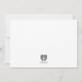 動物園モバイルベビーシャワー招待状 招待状 (裏面)