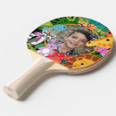 動物園ワイルドアニマルジャングルサファリ子供の誕生日 卓球ラケット (正面アングル)