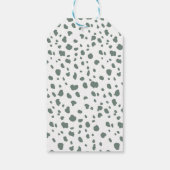 動物園児シャワーメッセージカードテンプレート ギフトタグ (裏面)