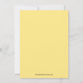 動物園動物ベビーシャワー招待状 招待状 (裏面)