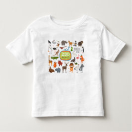 動物園動物 トドラーTシャツ