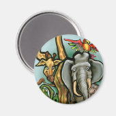 動物園動物 マグネット (正面/裏面)