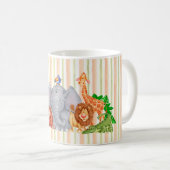 動物園動物-マグ コーヒーマグカップ (正面右)