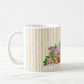 動物園動物-マグ コーヒーマグカップ (左)