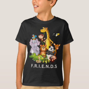 動物園友情スタイル Tシャツ