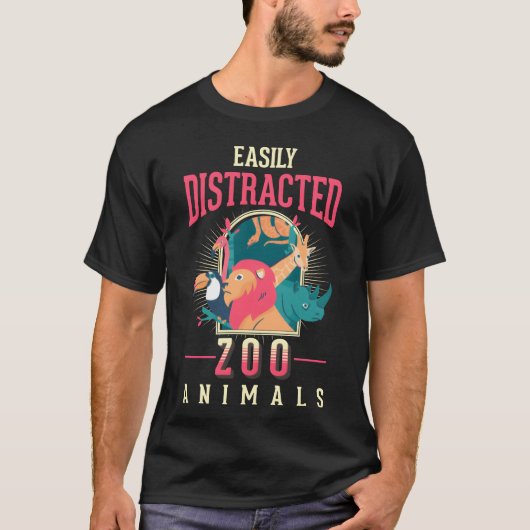 動物園好きな家族 Tシャツ (正面)