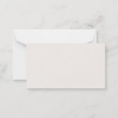 動物園子供部屋動物赤ちゃんシャワーおむつラッフル ノートカード (裏面)