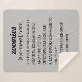 動物園定義ポスター シェルパブランケット (正面(横))