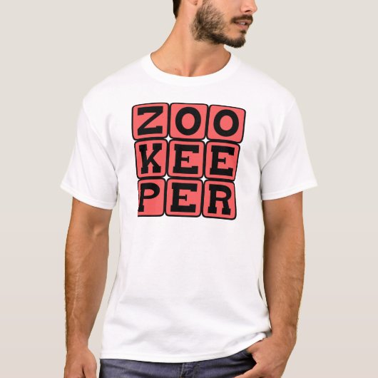 動物園飼育員 Tシャツ (正面)