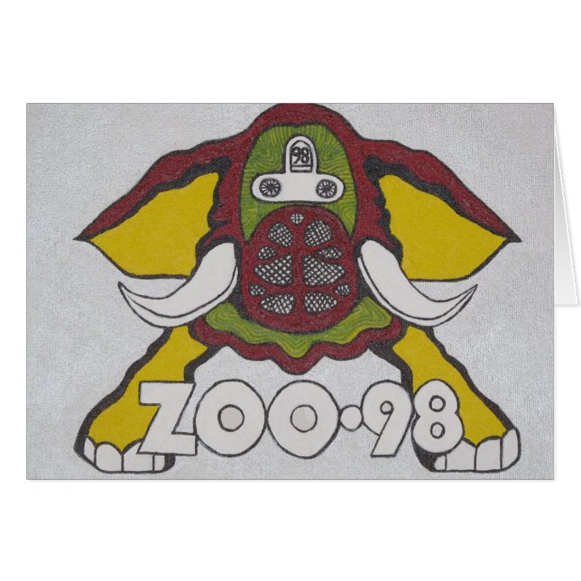 動物園98ゾウ (正面横)