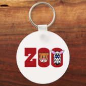 動物園 キーホルダー (正面)