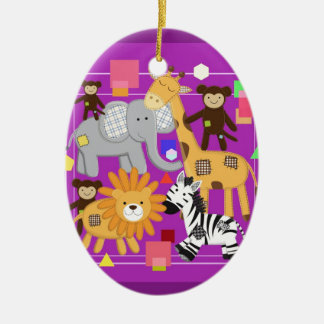 動物園 セラミックオーナメント