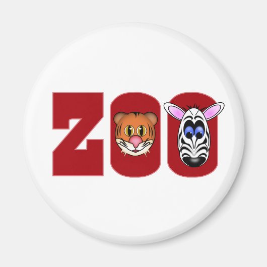 動物園 マグネット (正面)