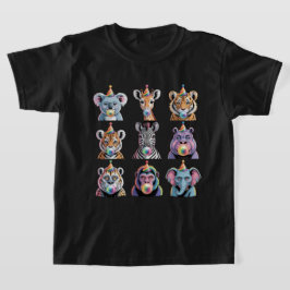 動物園 動物 野生動物 誕生日パーティー 動物園の日 Tシャツ