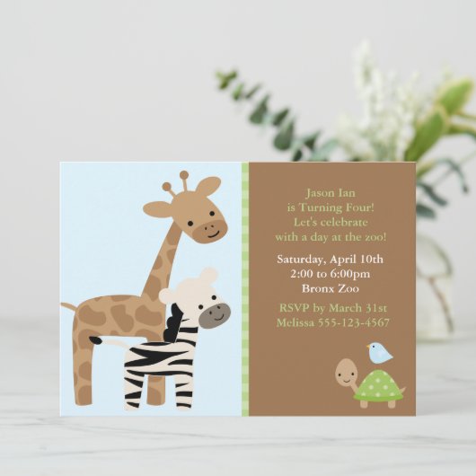 動物園 招待状 (スタンド正面)