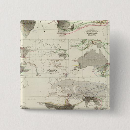 動物地理学 缶バッジ (正面)