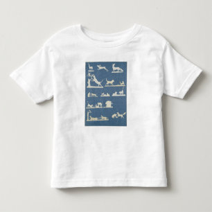 動物場面および遊ぶ猫 トドラーTシャツ