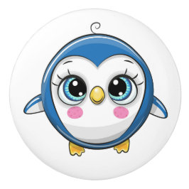 動物大切テーマ陶製ノブ セラミックノブ