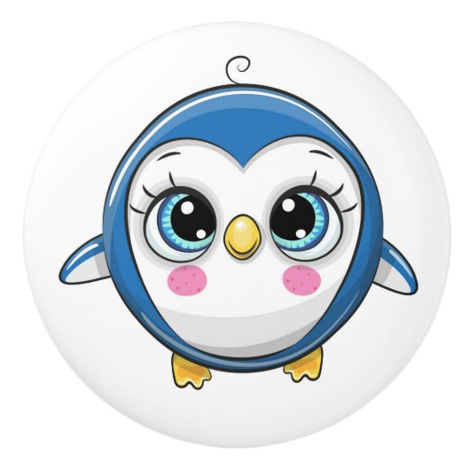 動物大切テーマ陶製ノブ セラミックノブ (正面)