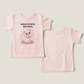 動物好きな子供のためのかわいい猫のグラフィックTシャツ (デザイン正面&裏面)
