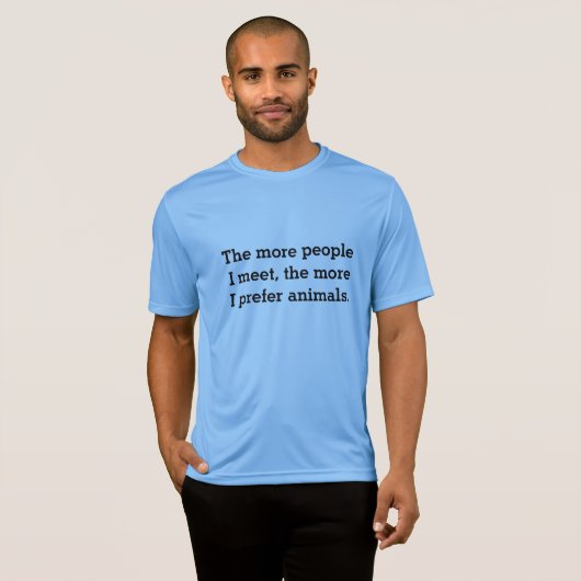 動物好きなTシャツ Tシャツ (正面フル)