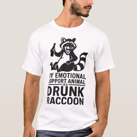 動物好き アンキシー ADHD 感情的サポート Tシャツ (正面)