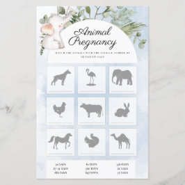 動物妊娠少年の赤ちゃんシャワーゲーム