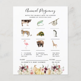 動物妊娠 |赤ちゃんシャワーゲーム