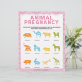 動物妊娠[高級レース[ピンク]] レターヘッド (スタンド正面)