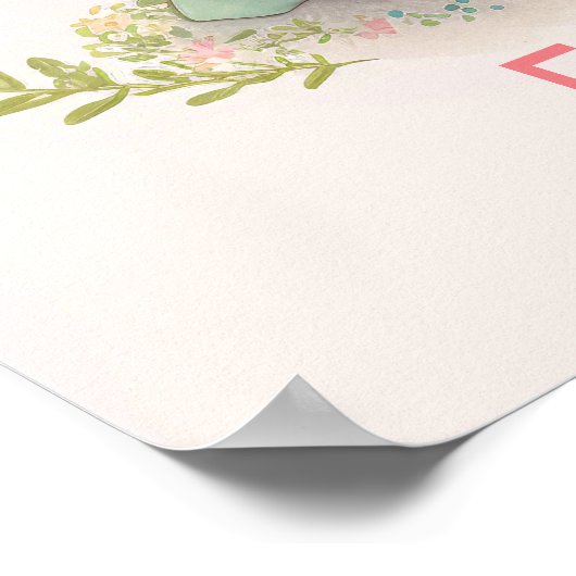 動物子供部屋 ポスター (角)