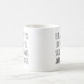 動物学おもしろい愛好家、勉強動物と昼寝を取る コーヒーマグカップ (中央)