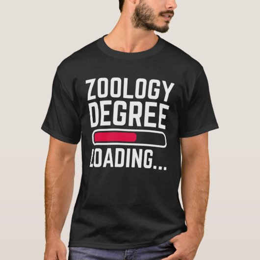 動物学の学位取得中 Tシャツ (正面)