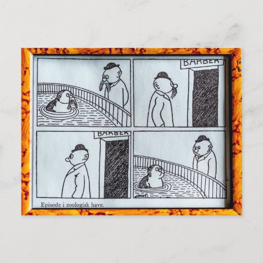 動物学の時代のエピソード ポストカード (正面)