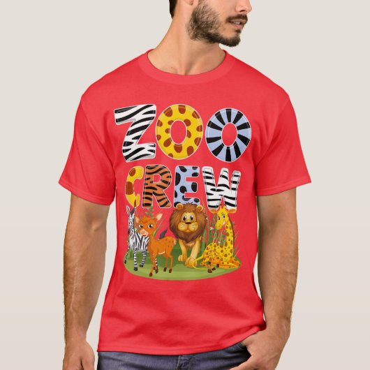 動物学者サファリオア・ジャングルアドベンチャー 動物愛好家 Tシャツ (正面)