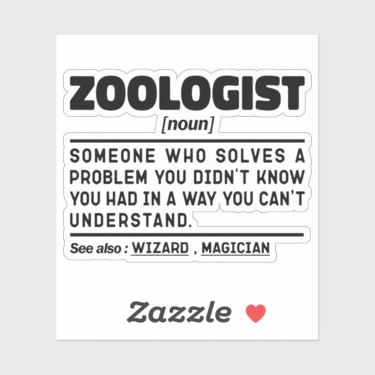 動物学者気に名詞駆除師 シール (シート)