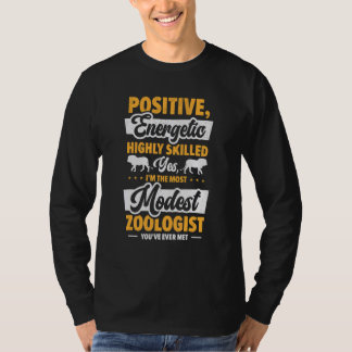 動物学者 動物園飼育 動物学 動物園スタッフ Tシャツ
