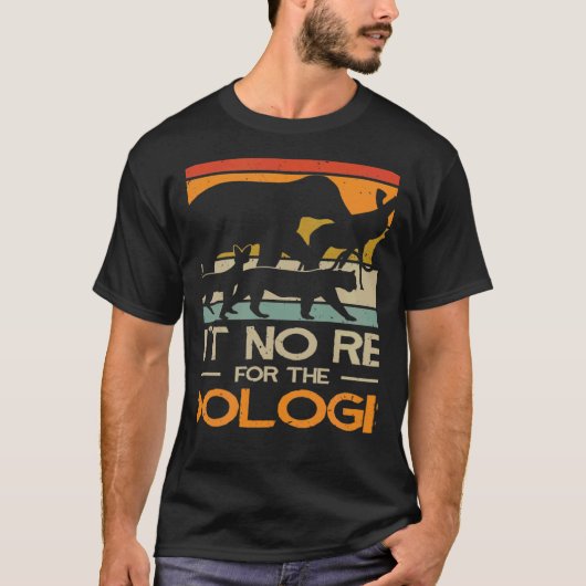 動物学者 動物園飼育 動物学 動物園スタッフ Tシャツ (正面)