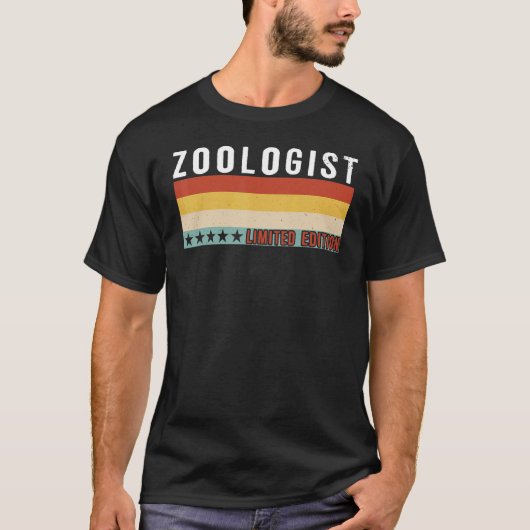 動物学者 職種 仕事 認める Tシャツ (正面)