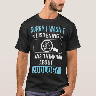 動物学聞生学者ではない Tシャツ