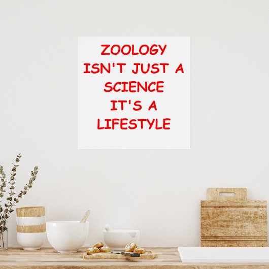 動物学 ポスター (キッチン)