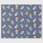 動物宇宙飛行士 ラッピングペーパー (フラット)